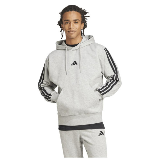 Adidas Ανδρικό φούτερ Essentials 3-S Fleece Hoodie Adidas Ανδρικό φούτερ Essentials 3-S Fleece Hoodie